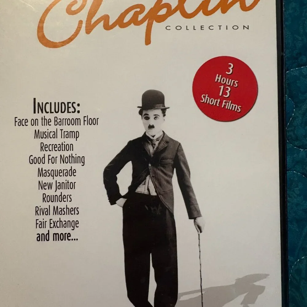 Charlie Chaplin Collection 4 DVD Set 11 Hours 36 Shorts Movies